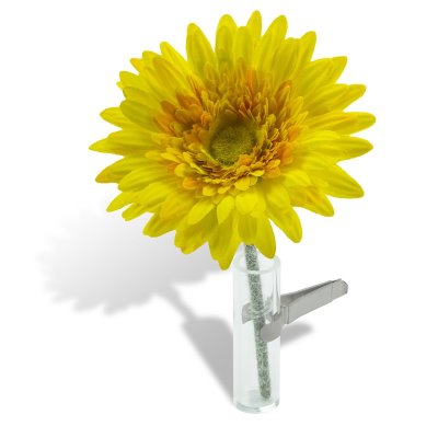 Car Vase - Gerbera yellow